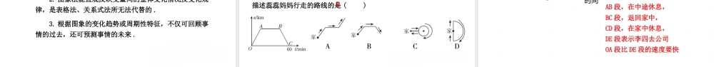 北师大（2025）数学七年级下-3.3.2 用图象表示的变量间关系    课件.pptx