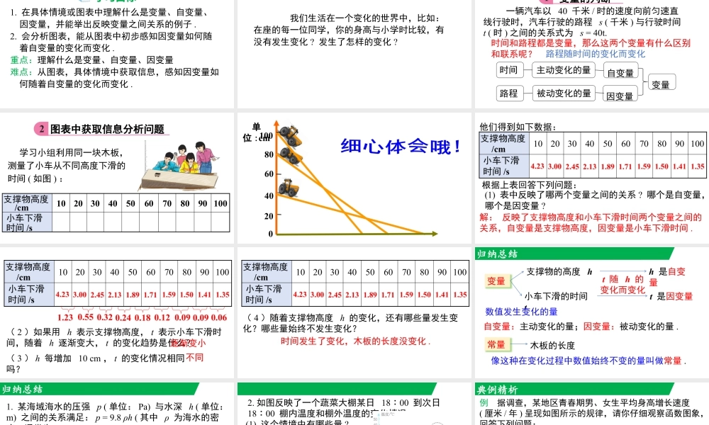北师大（2025）数学七年级下-6.1 现实中的变量.pptx