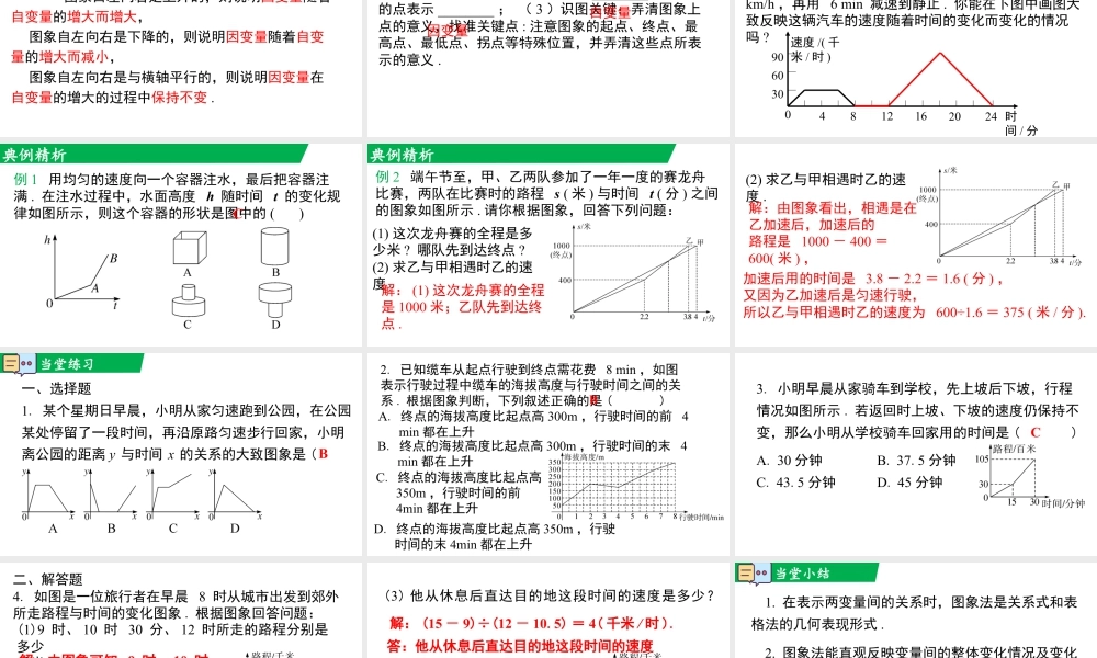 北师大（2025）数学七年级下-6.4 第2课时 折线型图象.pptx