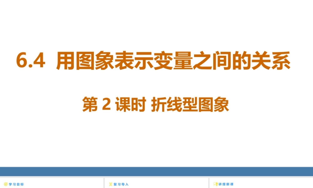 北师大（2025）数学七年级下-6.4 用图象表示变量之间的关系 第2课时 课件（共18张PPT）.pptx