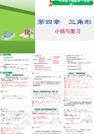 北师大（2025）数学七年级下-第四章 小结与复习.pptx