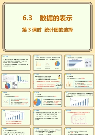 北师大版（2024）数学七年级上册6.3 数据的表示 第3课时 统计图的选择  课件(共17张PPT).pptx