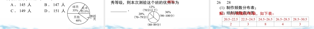 北师大版(2025)七年级上教学课件：第六章 小结与复习.pptx