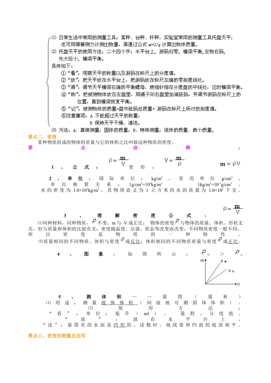 《质量与密度》全章复习与巩固（基础）知识讲解-沪科版初中物理.docx_第2页