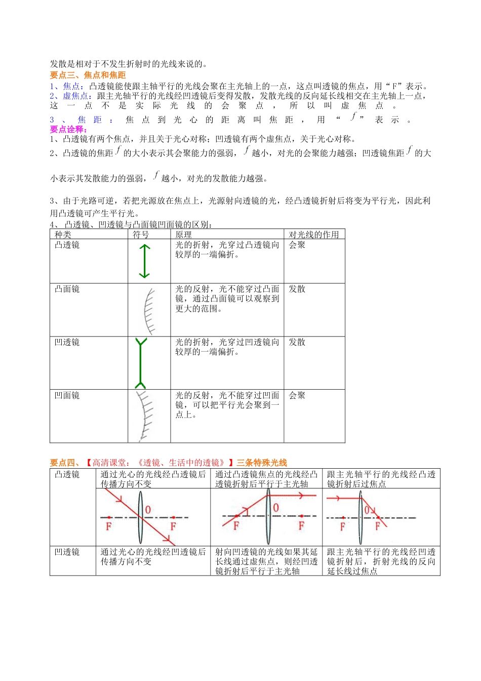 透镜 知识讲解-沪科版初中物理.docx_第2页
