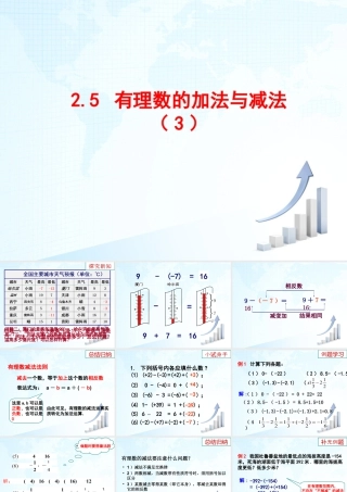 7  《有理数的减法》教学课件-苏科版数学七年级上.ppt