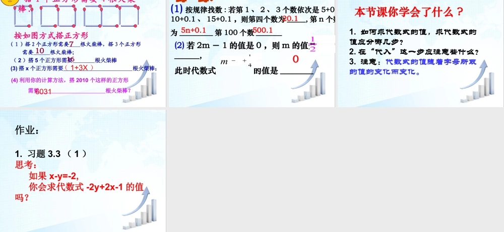 13 《代数式的值（1）》教学课件1-苏科版数学七年级上.ppt