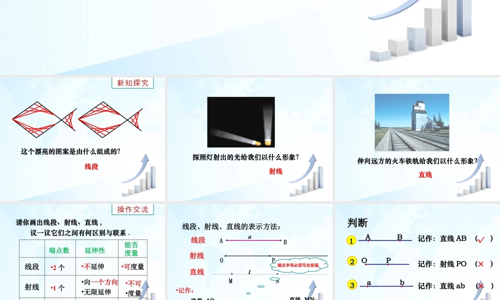 24 《线段、射线、直线（1）》教学课件-苏科版数学七年级上.ppt