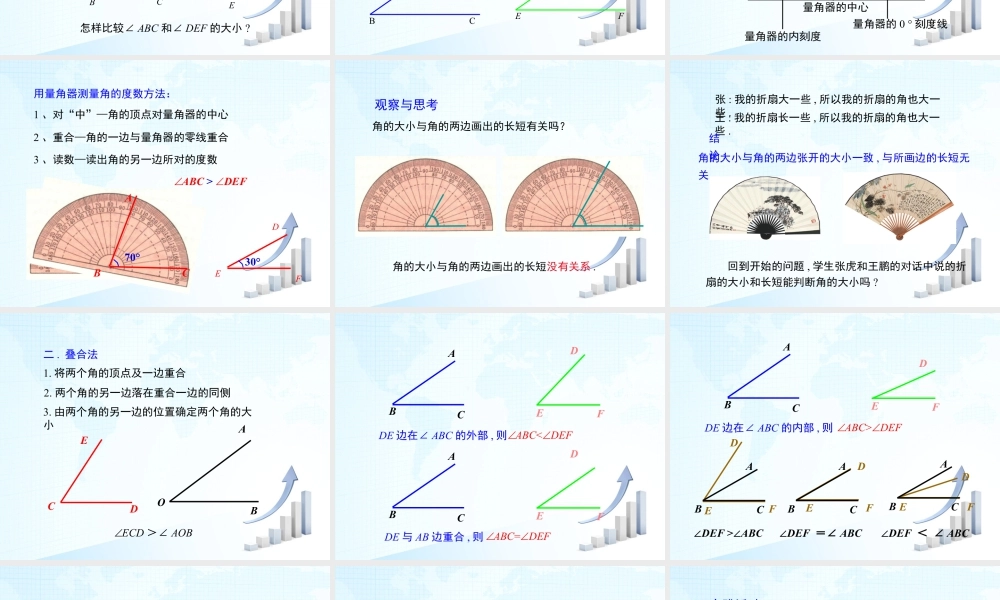 25 《角的比较》教学课件-苏科版数学七年级上.ppt