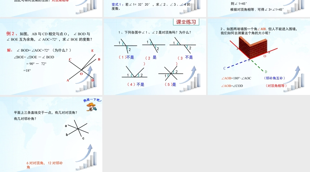 26 《余角、补角、对顶角（2）》教学课件-苏科版数学七年级上.ppt