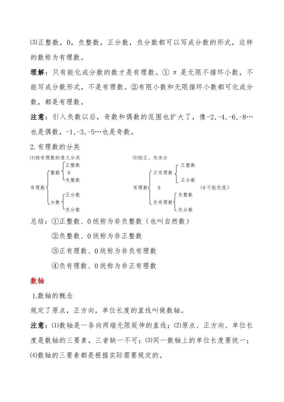 苏科版七年级上册数学知识点整理与复习(1)-苏科版数学七年级上.doc_第2页