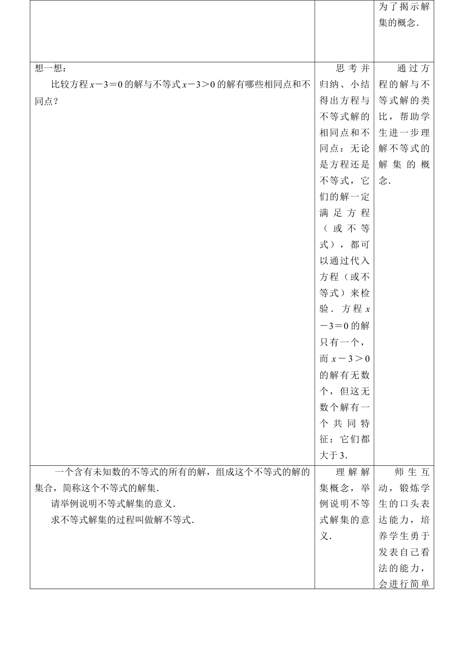 《不等式的解集》教学设计(1)-苏科版数学七年级下册.doc_第2页