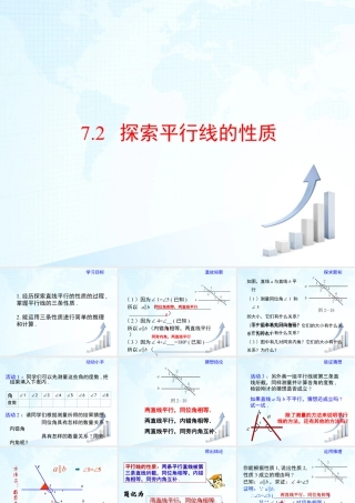 2  《探索平行线的性质》教学课件-苏科版数学七年级下册.ppt