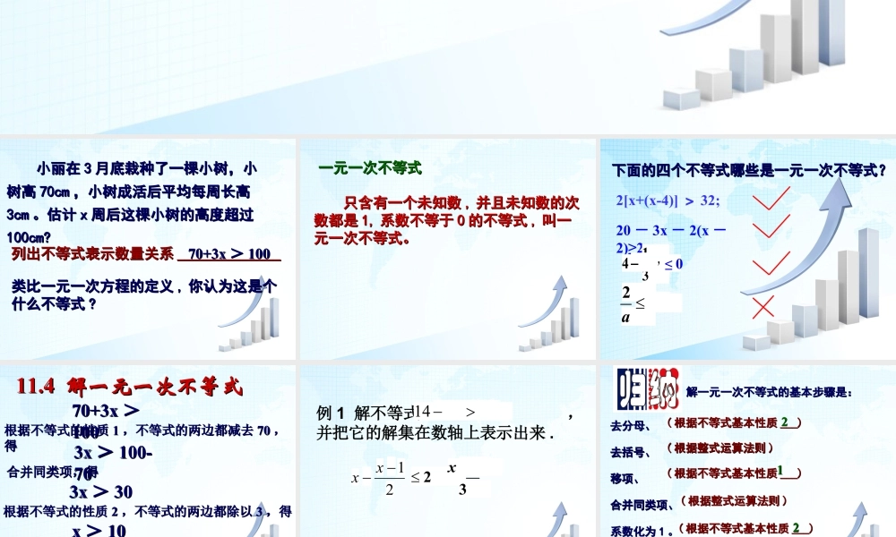 22 《解一元一次不等式（1）》教学课件-苏科版数学七年级下册.ppt