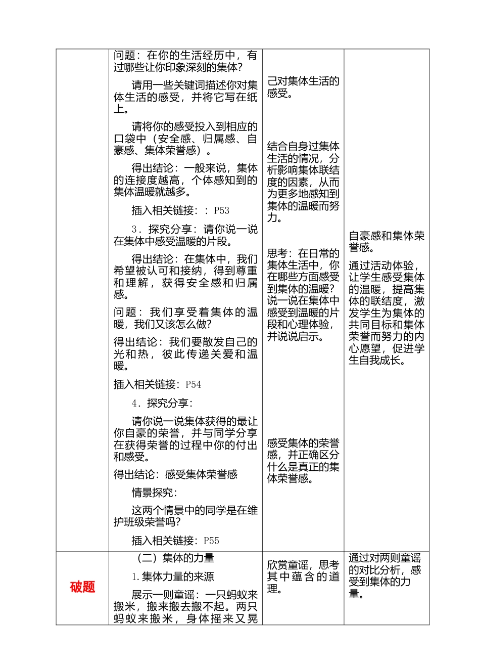 部编版初中道德与法治七年级下册 3-6-1集体生活邀请我 教案.docx_第2页