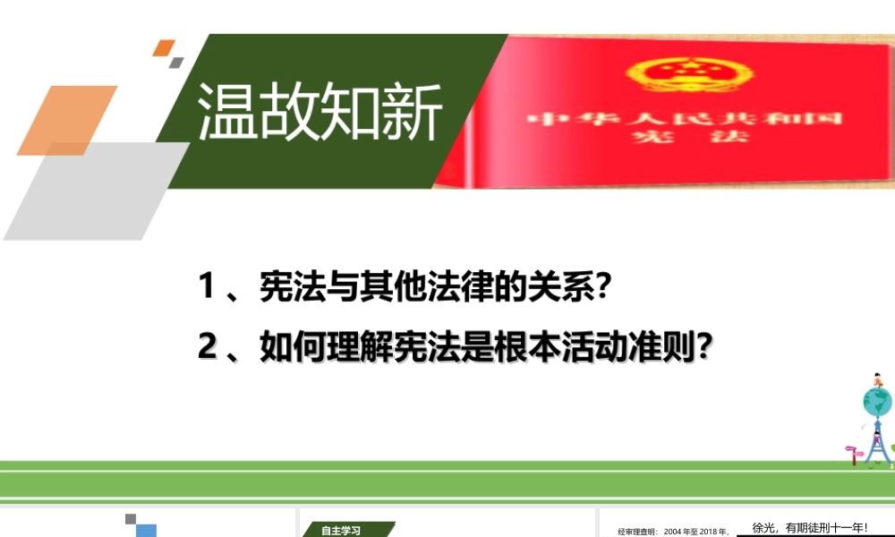 八年级下册道德与法治课件-2.2加强宪法监督.ppt