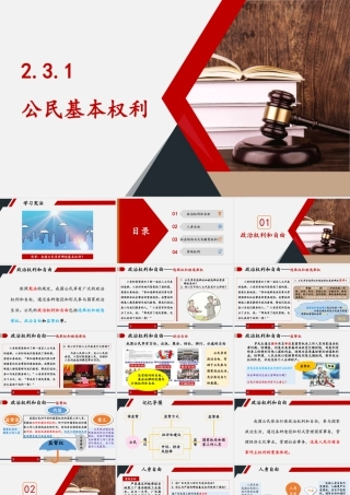 八年级下册道德与法治课件-2.3.1 公民基本权利.pptx