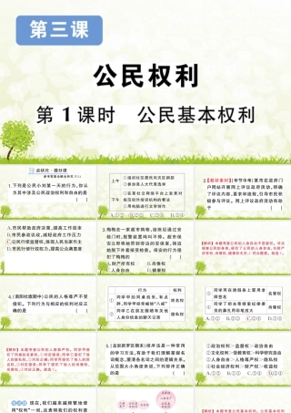 八年级下册道德与法治课件-第1课时 公民基本权利.pptx