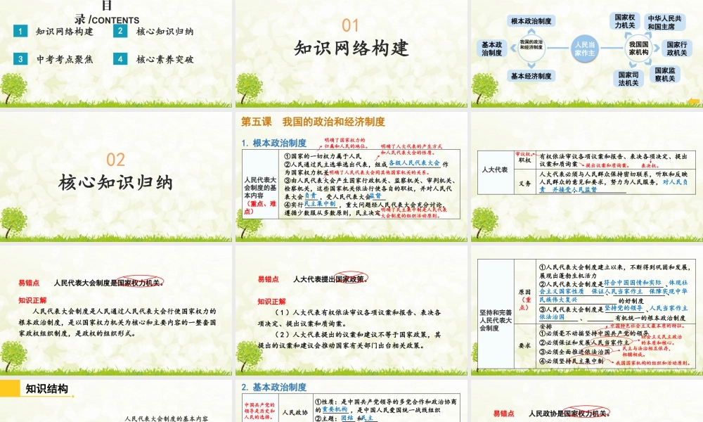 八年级下册道德与法治课件-第三单元复习课件.pptx