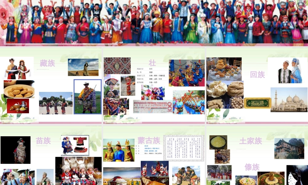 初中道德与法治九年级上册课件-7.1 促进民族团结.ppt