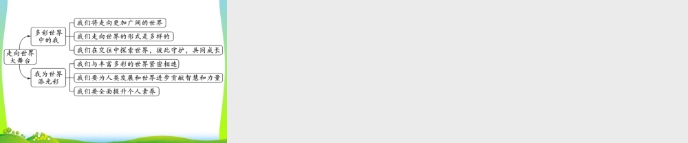 初中道法九年级下课件-第1课时 走向世界大舞台.ppt