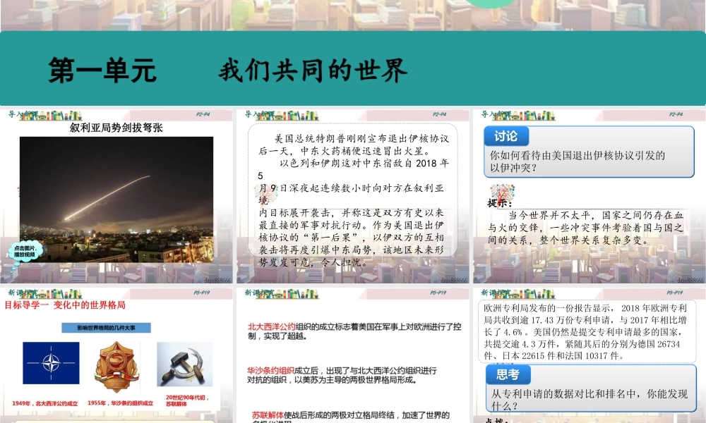 初中道法九年级下课件-第2课时 复杂多变的关系 (3).ppt