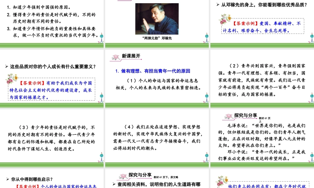 初中道法九年级下课件-第2课时 少年当自强 (2).ppt