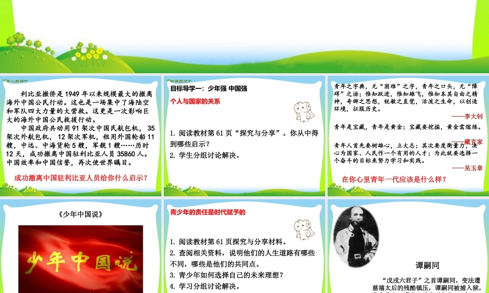 初中道法九年级下课件-第2课时 少年当自强.ppt