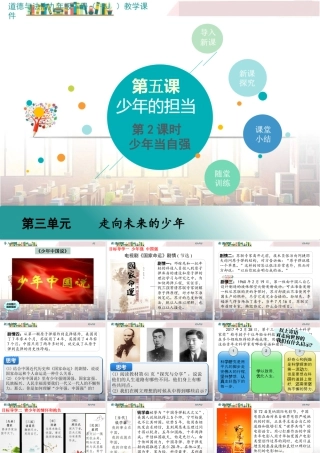 初中道法九年级下课件-第2课时 少年当自强.pptx