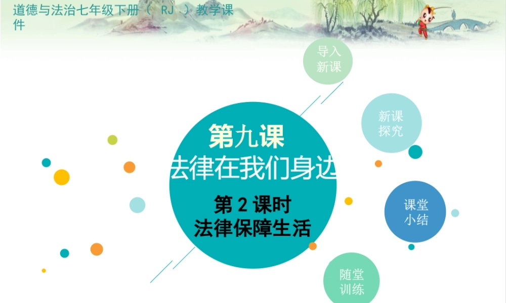 初中道法七年级下册课件-第2课时 法律保障生活 (2).pptx