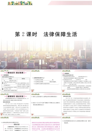初中道法七年级下册课件-第2课时 法律保障生活.ppt
