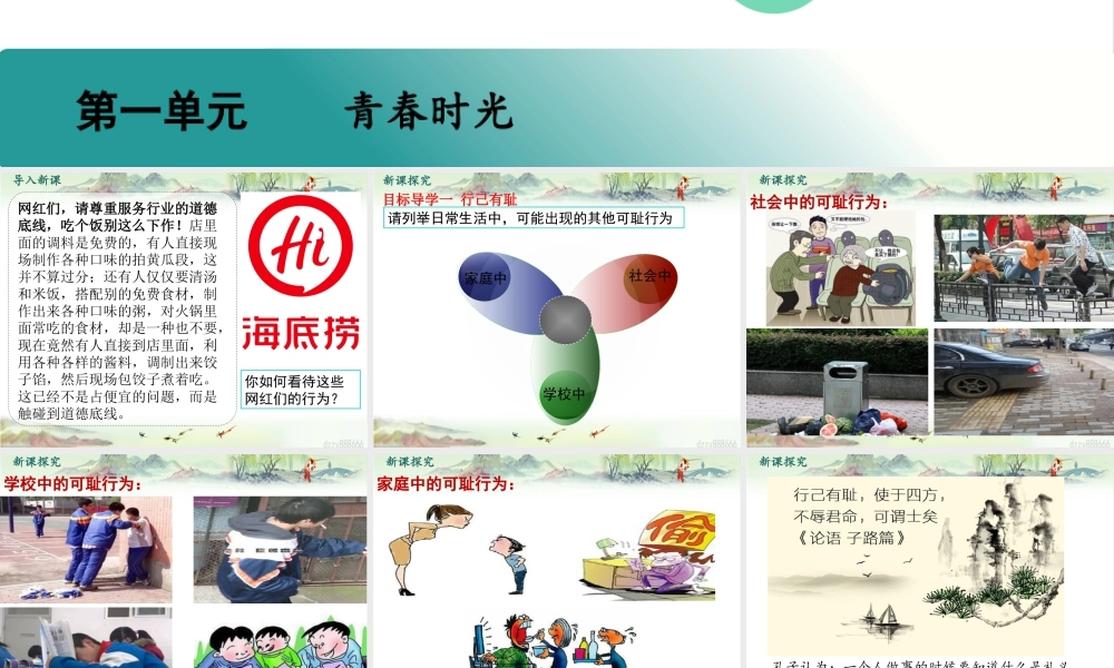 初中道法七年级下册课件-第2课时 青春有格 (2).pptx