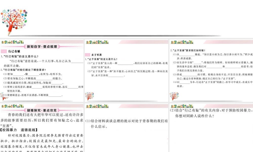 初中道法七年级下册课件-第2课时 青春有格.ppt