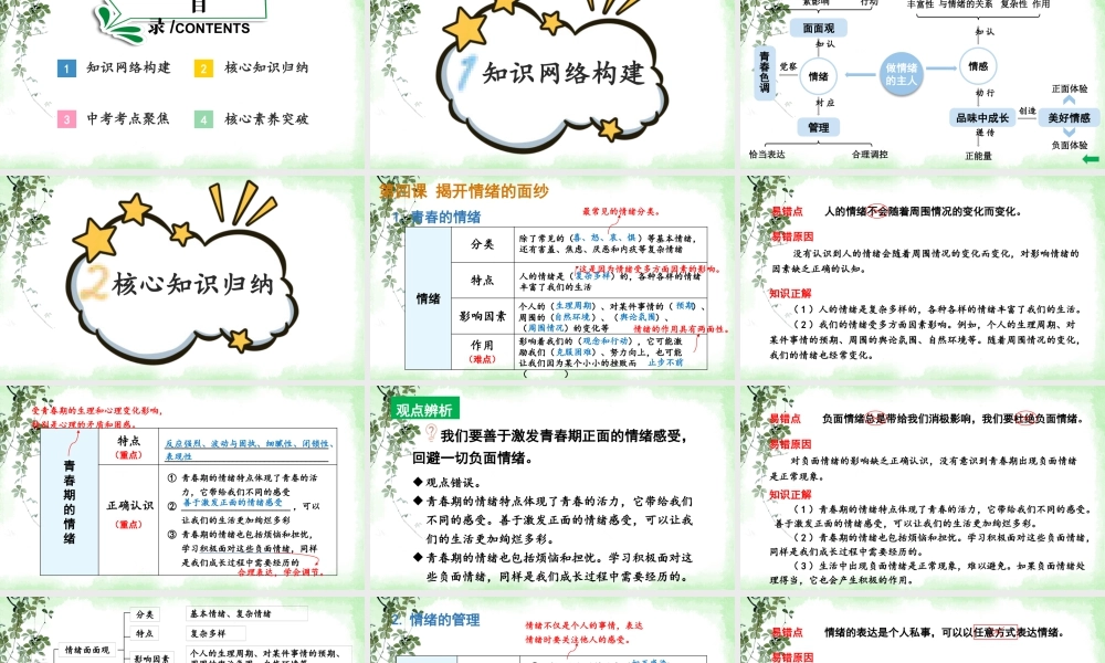 初中道法七年级下册课件-第二单元复习课件.pptx