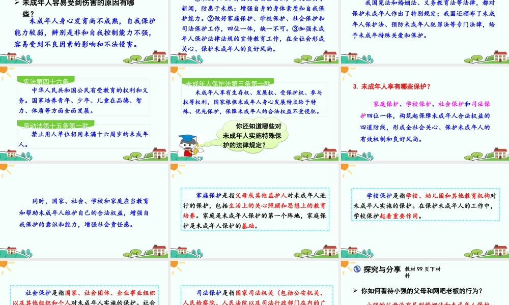 初中道法七年级下册课件-法律为我们护航.ppt