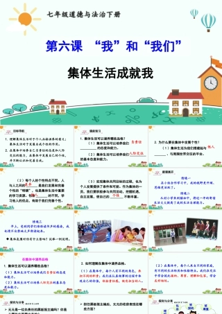 初中道法七年级下册课件-集体生活成就我.ppt