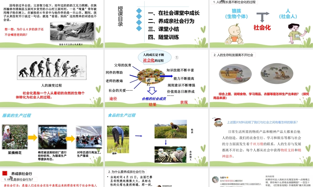 道德与法治八上课件-1.2在社会中成长.pptx