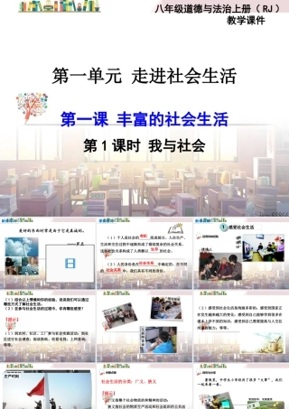 道德与法治八上课件-第1课时 我与社会.ppt