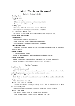 Unit+5++Why+do+you+like+pandas.(5课时全英文电子教案-年人教版七下.docx