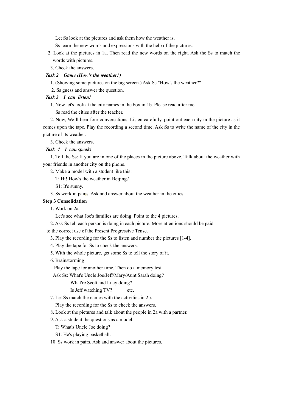 Unit+7+It`s+raining+(5课时英文电子教案）-年人教版七下.docx_第2页