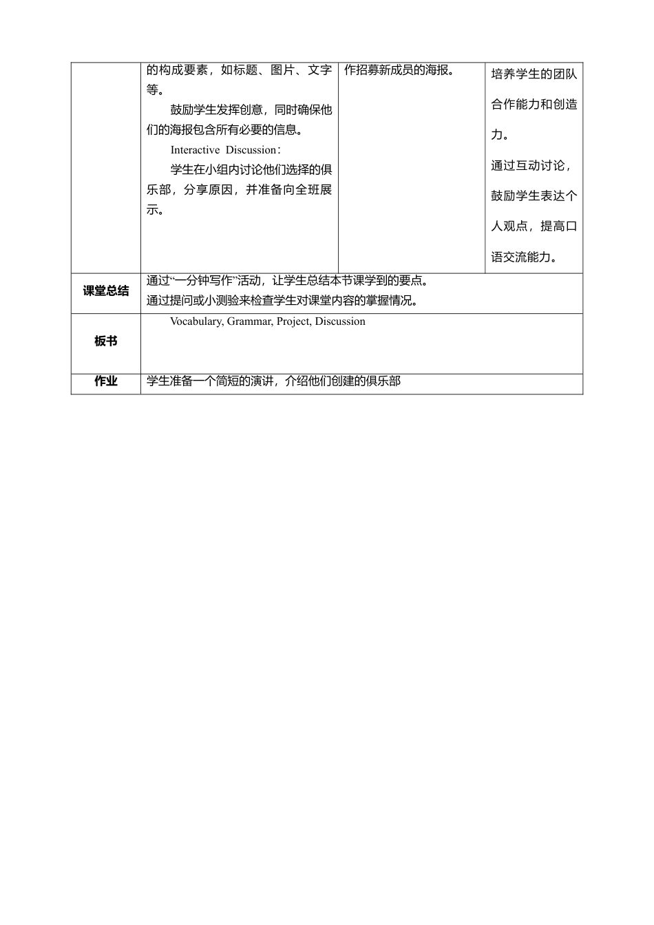 人教版（2024）七上Unit5 Section B What can you learn in a school club？教学设计.doc_第2页