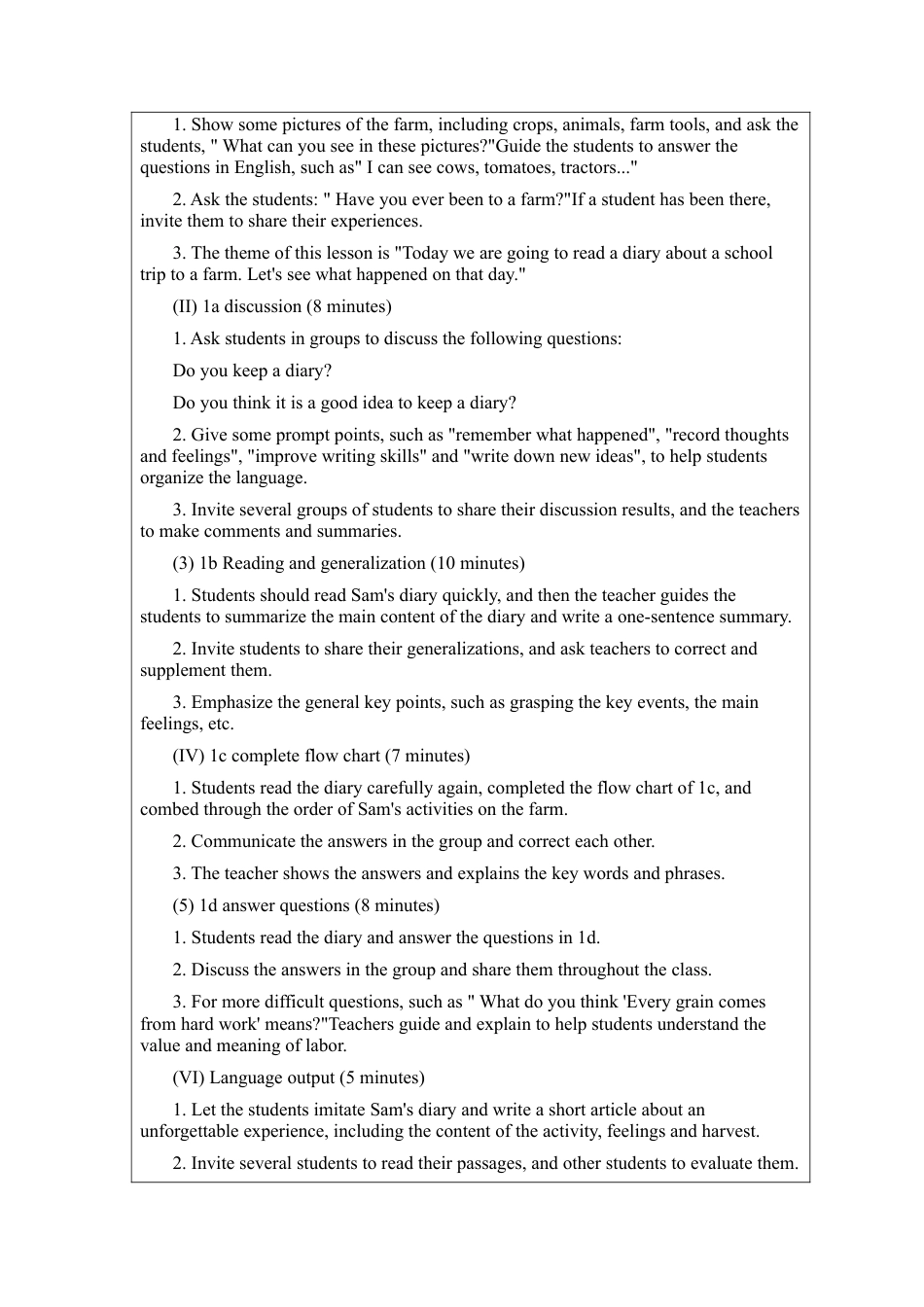 人教版初中英语七下-Unit 7 A day to remember Section B 1a-1d  教案  .docx_第2页