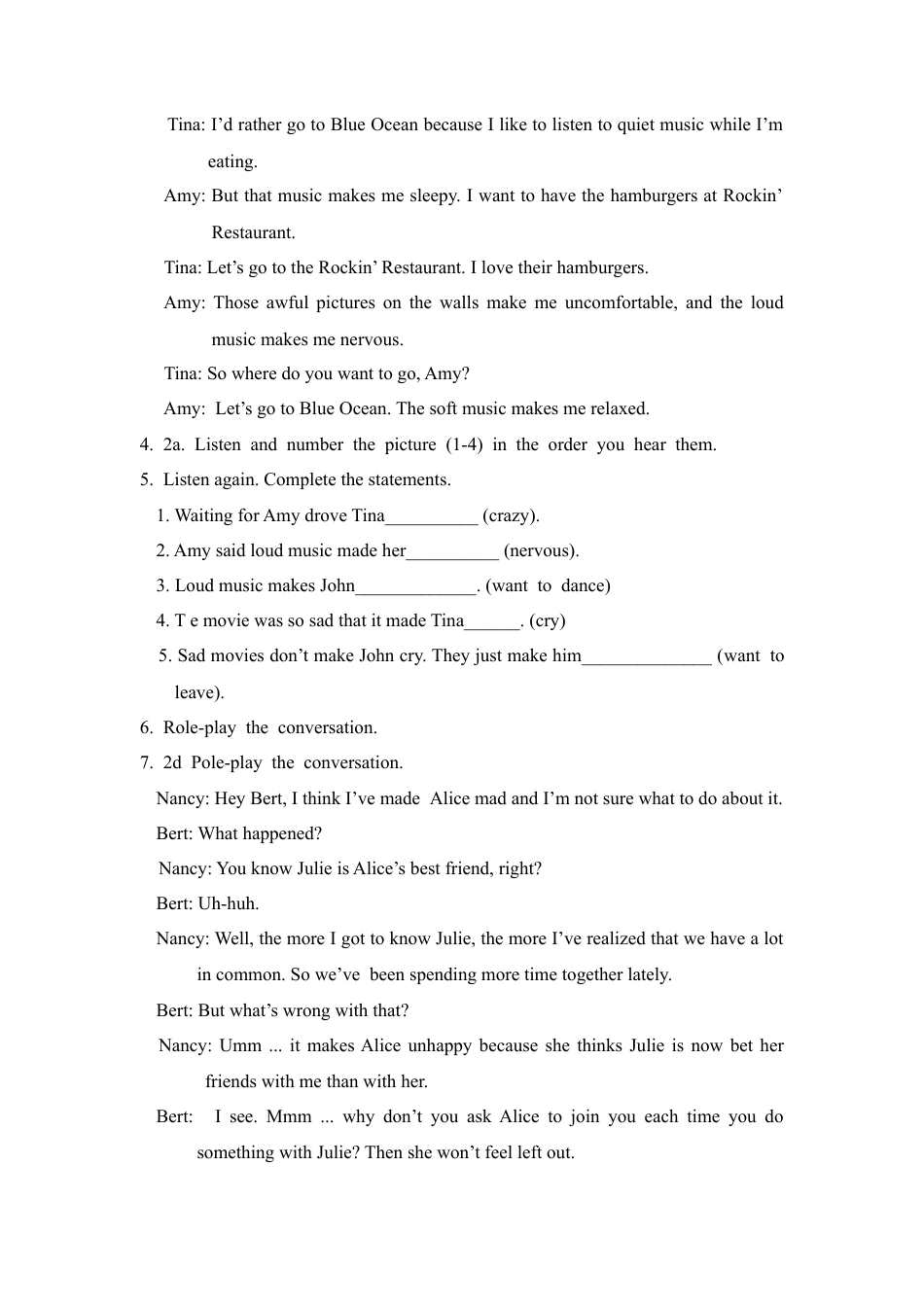 人教初中九年级英语全册-Unit 11 Sad movies make me cry.教案.doc_第2页