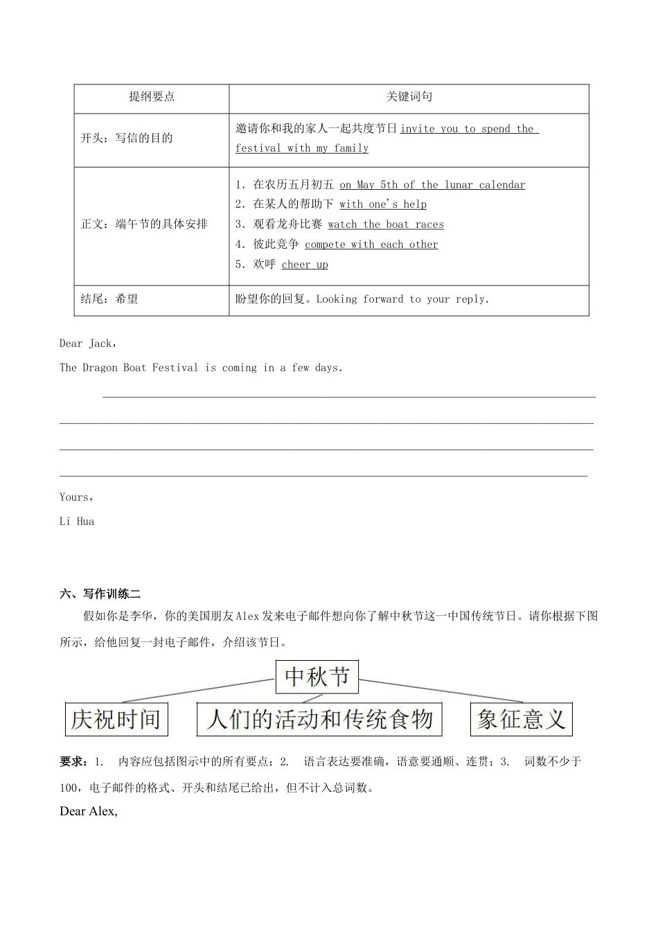 人教初中九年级英语全册-专题02 九全Unit 2 写作主题：节日（人教版）.docx_第3页