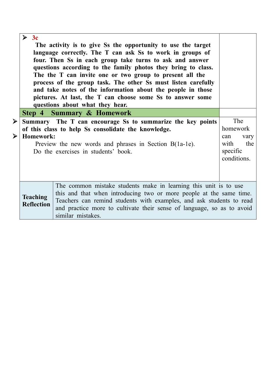 人教英语七年级上Unit 2 Section A（GF-3c）教案 .docx_第3页