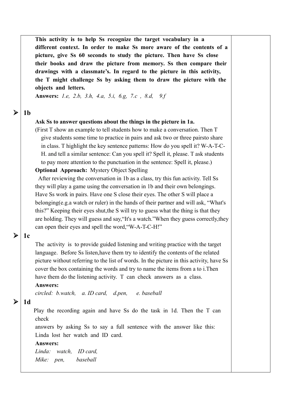 人教英语七年级上Unit 3 Section B（1a-1e）教案.docx_第2页