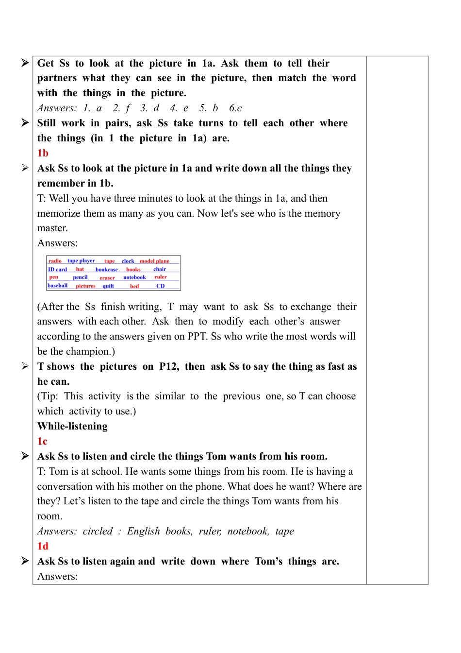 人教英语七年级上Unit 4 Section B (1a-1e).docx_第2页