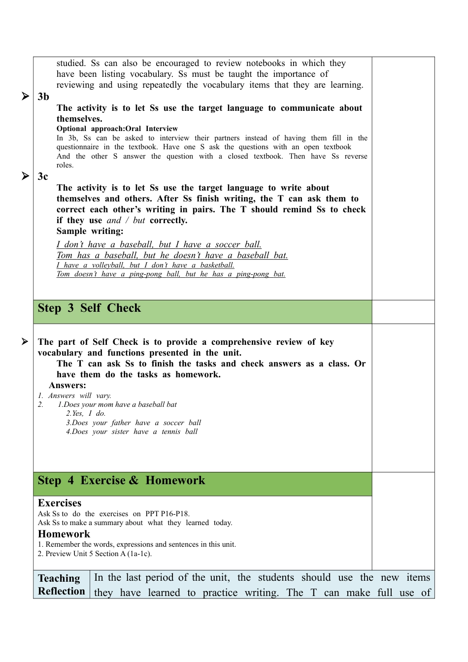 人教英语七年级上Unit 5 Section B（3a-Self Check）教案.docx_第2页