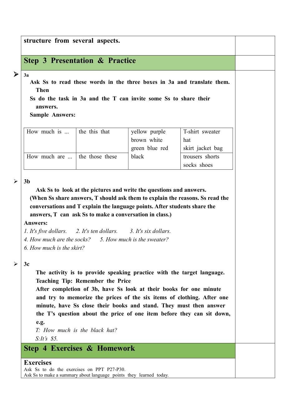 人教英语七年级上Unit 7 Section A（GF-3c）教案 .docx_第2页