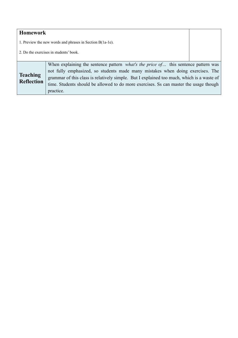 人教英语七年级上Unit 7 Section A（GF-3c）教案 .docx_第3页